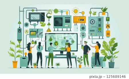 A Scheme of Energy-Saving Technology with the Participation of Humans: Symbiosis of Progress and Ecology 125689146