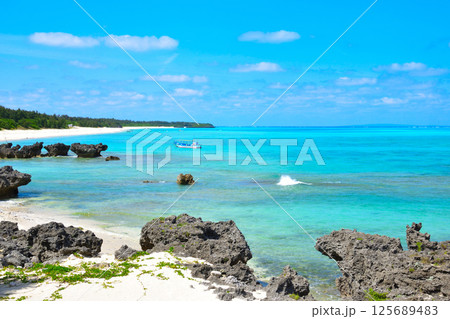 与論島　大金久海岸 125689483