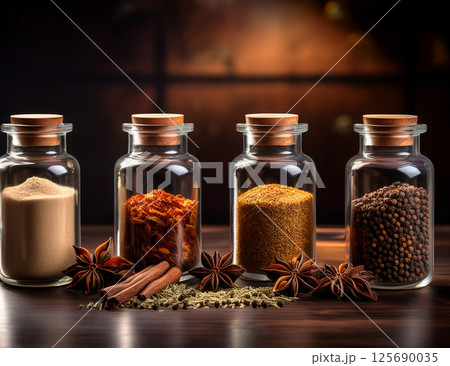 いろいろなスパイス いろいろなスパイス 125690035