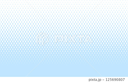 しずくマークの大きい水色のハーフトーン 125690807
