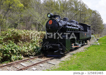 美唄鉄道2号機・蒸気機関車 125691465