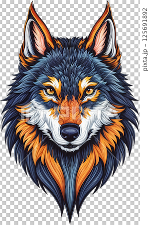 portrait of a wolf 125691892