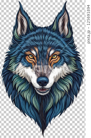 portrait of a wolf 125691894