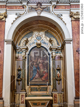 Interior of the San Sebastiao Catholic Church in Setubal, Portugal Interior of the San Sebastiao Catholic Church in Setubal, Portugal 125691960