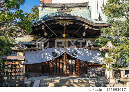 元祇園 梛神社(元祇園社)拝殿 祇園祭山鉾巡行の神事 京都市中京区壬生梛ノ宮町 元祇園 梛神社(元祇園社)拝殿 祇園祭山鉾巡行の神事 京都市中京区壬生梛ノ宮町 125693017