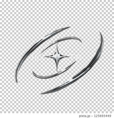 Chrome 閃亮星形圖示(透明 PNG) Chrome 閃亮星形圖示(透明 PNG) 125693449