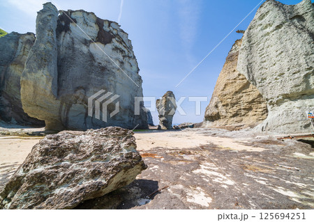「青森県」仏ヶ浦の風景 佐井村 「青森県」仏ヶ浦の風景 佐井村 125694251