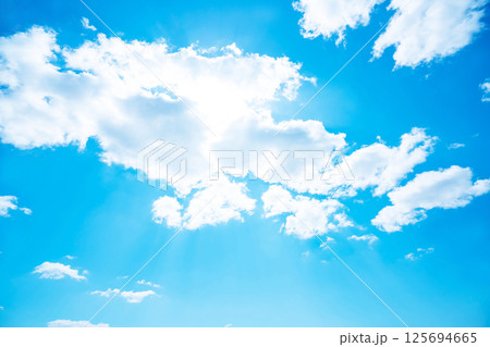 青空と雲 青空と雲 125694665