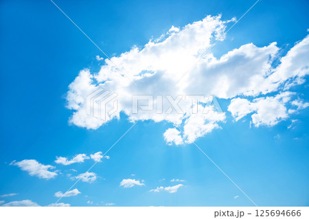 青空と雲 125694666