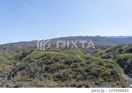 阿蘇山上広場から見る阿蘇山火口 阿蘇山上広場から見る阿蘇山火口 125696883