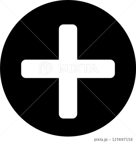 プラス　アイコン 125697158
