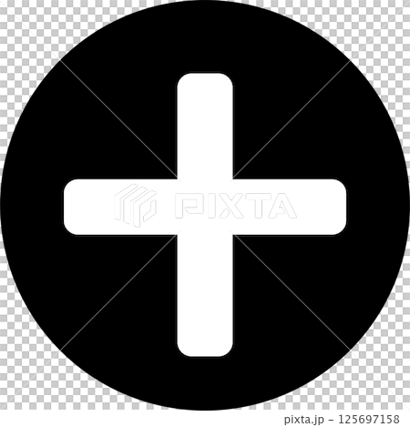 プラス　アイコン 125697158