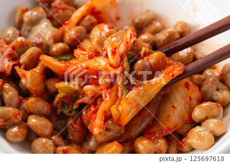 納豆キムチ 納豆キムチ 125697618