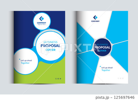 Corporate Business Proposal Cover Design Template 125697646