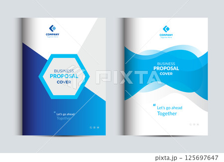 Corporate Business Proposal Cover Design Template 125697647