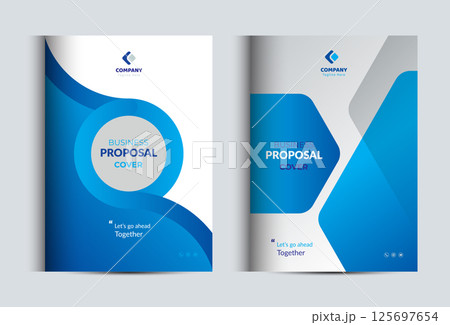 Corporate Business Proposal Cover Design Template 125697654