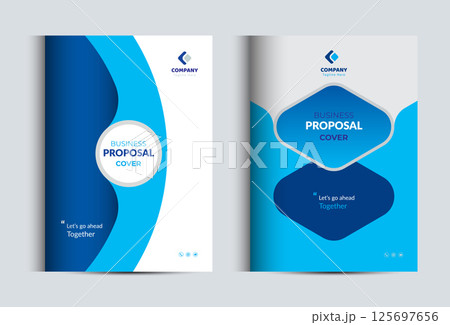 Corporate Business Proposal Cover Design Template Corporate Business Proposal Cover Design Template 125697656