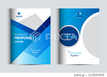 Corporate Business Proposal Cover Design Template 125697659