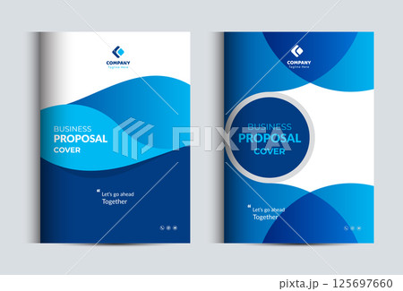 Corporate Business Proposal Cover Design Template Corporate Business Proposal Cover Design Template 125697660