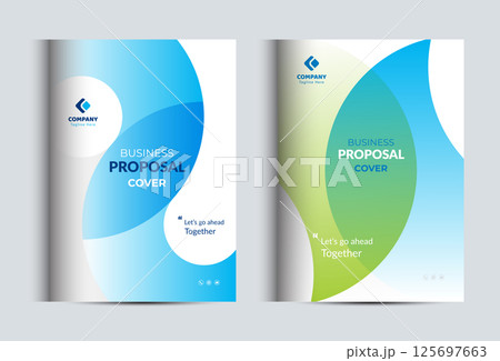 Corporate Business Proposal Cover Design Template 125697663