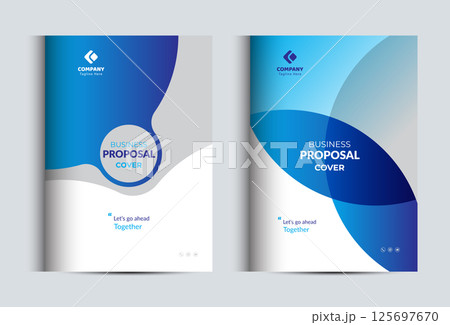Corporate Business Proposal Cover Design Template 125697670