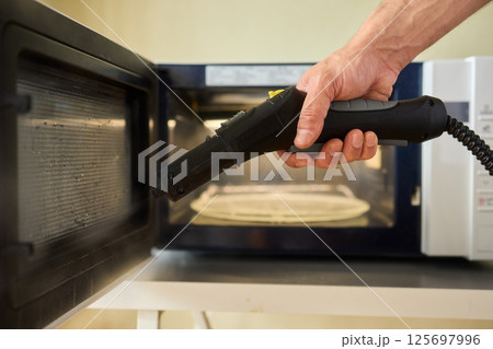 Achieve Efficient Microwave Cleaning with Innovative Steam Technology and Modern Tools, Comfortably Achieve Efficient Microwave Cleaning with Innovative Steam Technology and Modern Tools, Comfortably 125697996