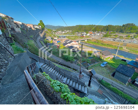 八尾の町並み(富山県富山市) 八尾の町並み(富山県富山市) 125698104
