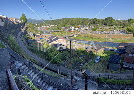 八尾の町並み(富山県富山市) 八尾の町並み(富山県富山市) 125698106