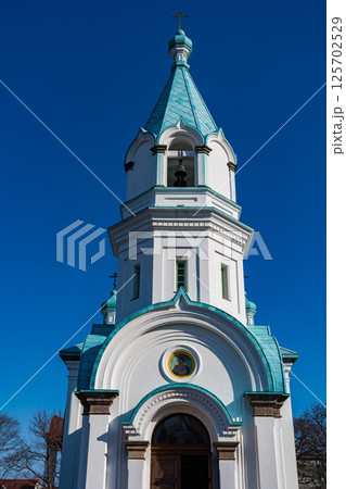 快晴の函館ハリストス正教会 快晴の函館ハリストス正教会 125702529