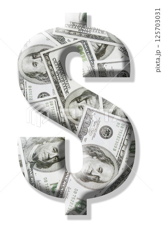 US dollar sign US dollar sign 125703031