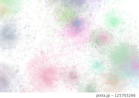 カラフルな飛沫の背景 125703266