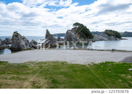 岩手県/ 春の浄土ヶ浜(浄土浜・浄土ケ浜) 岩手県/ 春の浄土ヶ浜(浄土浜・浄土ケ浜) 125703678