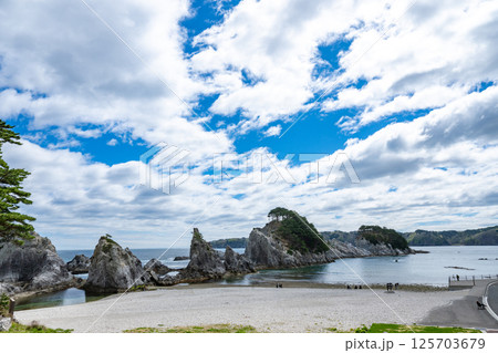 岩手県/ 春の浄土ヶ浜（浄土浜・浄土ケ浜） 125703679
