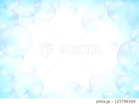 カラフルシャボン玉背景 125706394