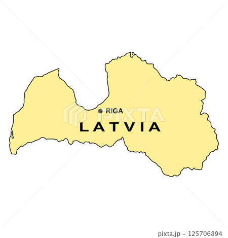 Latvia map icon design Latvia map icon design 125706894