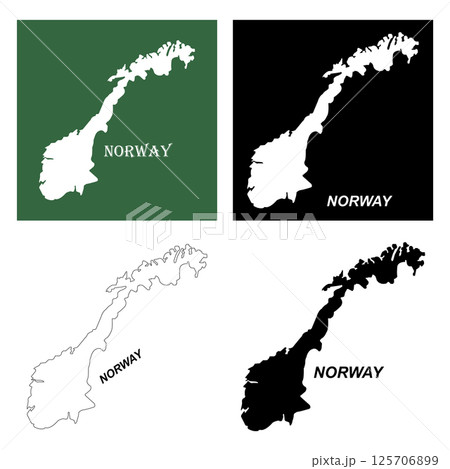 Map of norway logo design Map of norway logo design 125706899