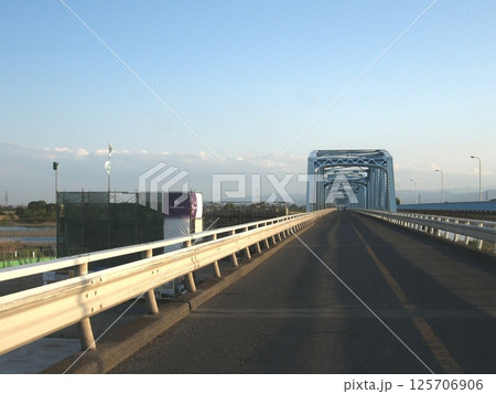 埼玉県深谷市と群馬県伊勢崎市を繋ぐ県道14号深谷線の橋梁部分(2013.5.3) 工事始まる 125706906