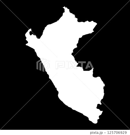 peru map icon design peru map icon design 125706929