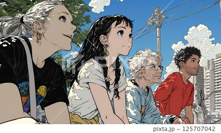 いろいろな世代の人たちがしっかりと未来を見つめている6
