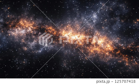 Cosmic Dust Clouds Glow Across Vast Expanse, Infinite Space Nebula Universe Astronomy 125707418