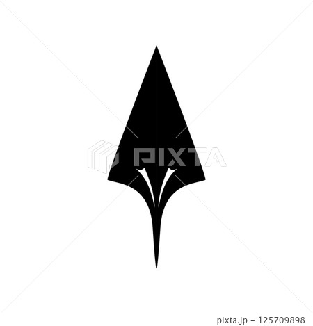 Spear Logo Vector Template Graphic Spear Logo Vector Template Graphic 125709898