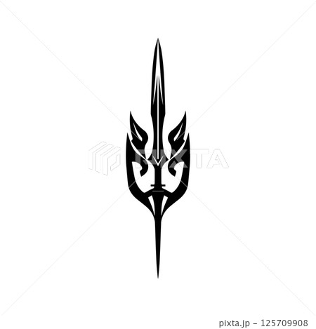 Spear Logo Vector Template Graphic 125709908