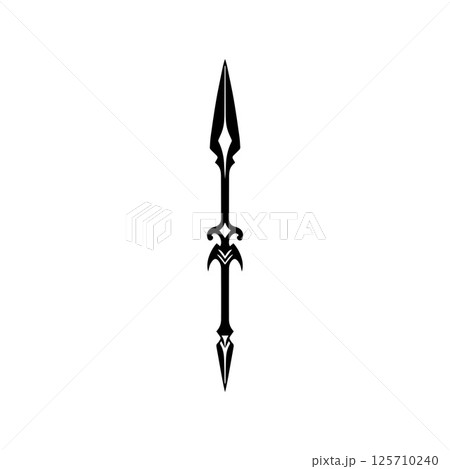 Spear logo vector design template 125710240
