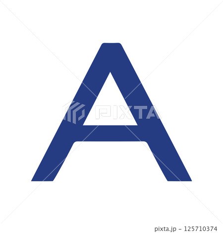 Creative letter A logo design graphic Creative letter A logo design graphic 125710374