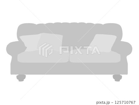 Sofa silhouette vector illustration. Couch sofa furniture silhouette vector on a white background Sofa silhouette vector illustration. Couch sofa furniture silhouette vector on a white background 125710767