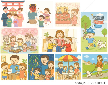 家族　年中行事 125710901