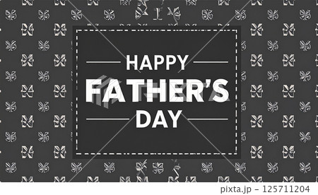 Typographic Fathers Day Card Layout . Generated image 125711204