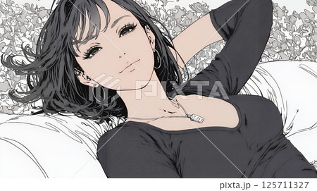 ラグジュアリな生活をしている女性
