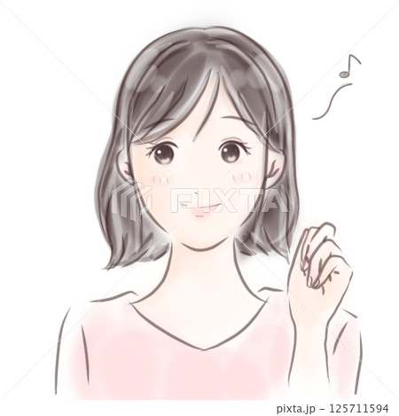 ご機嫌な女性 125711594