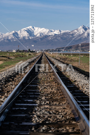 線路のある風景 線路のある風景 125711992